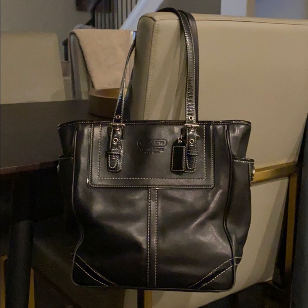 Authentic Leather Coach bag
